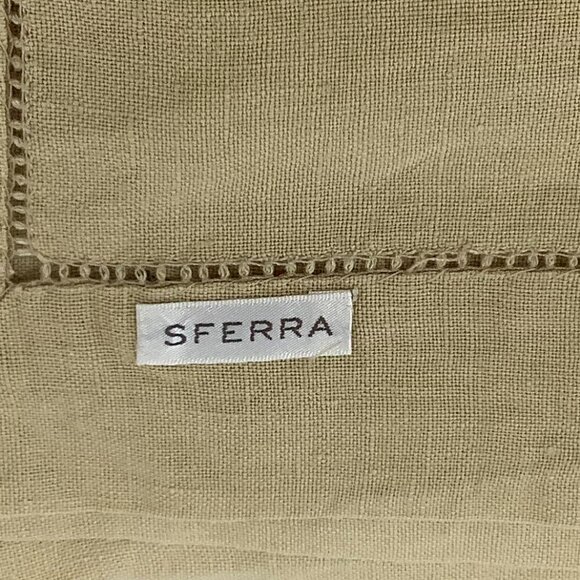 Sferra set of 4 linen Festival placemats beige 18.5 in. x 14 in. neutral - Picture 4 of 7